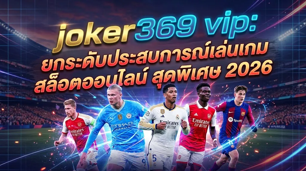 joker369 vip: ยกระดับประสบการณ์เล่นเกม สล็อตออนไลน์ สุดพิเศษ 2026